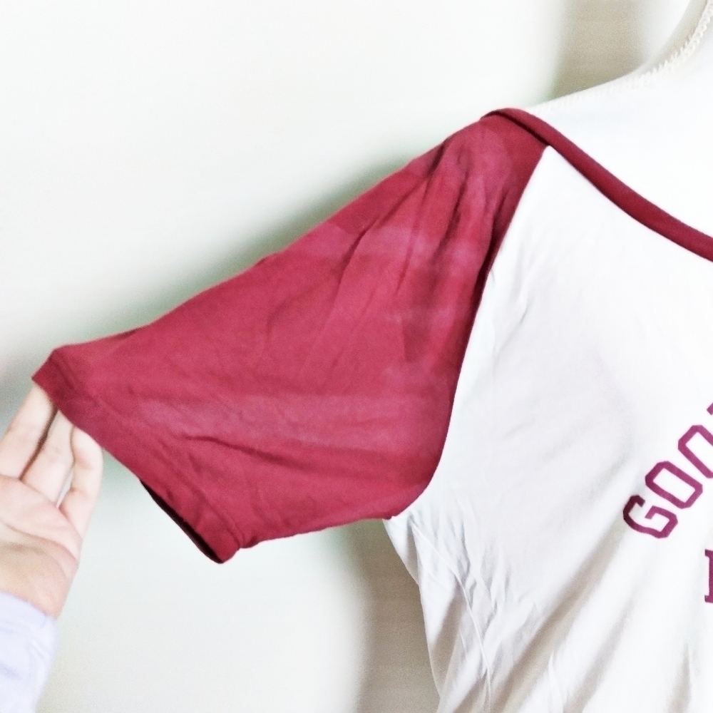 Cold Crush Good Vibes Raglan Baseball Tee Shirt - Picture 4 of 6